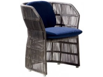 Кресло плетеное с подушкой-thumbs-Фото1