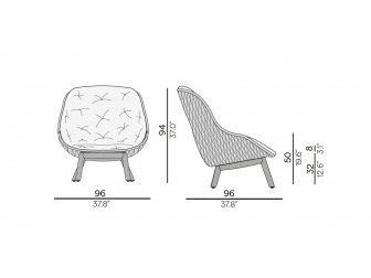 Лаунж-кресло плетеное с подушкой-thumbs-Фото3