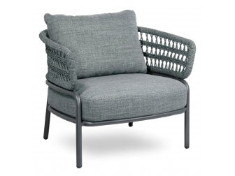 Лаунж-кресло плетеное с подушками-thumbs-Фото1