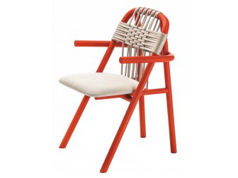 Кресло деревянное с мягким сиденьем-thumbs-Фото1