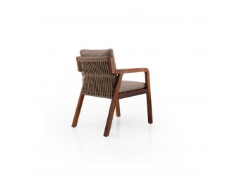 Кресло деревянное плетеное с подушками-thumbs-Фото4