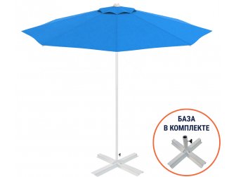Зонт пляжный со стационарной базой-thumbs-Фото1