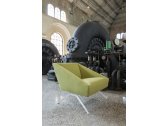 Кресло мягкое Luxy AM2 сталь, алюминий, ткань Фото 4