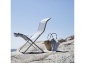 Кресло-шезлонг металлическое складное Fiam Fiesta алюминий, текстилен Фото 20