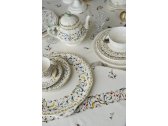 Тарелка обеденная Gien Toscana фаянс белый, рисунок Фото 3