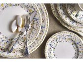 Тарелка обеденная Gien Toscana фаянс белый, рисунок Фото 4