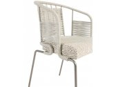 Кресло плетеное Tevet Pietrasanta Plus сталь, роуп, ткань Фото 4