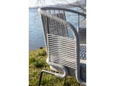 Кресло плетеное Tevet Pietrasanta Plus сталь, роуп, ткань Фото 7