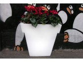 Кашпо пластиковое светящееся SLIDE Il Vaso Lighting полиэтилен белый Фото 4