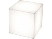 Светильник пластиковый уличный Куб SLIDE Cubo 50 Lighting OUT полиэтилен белый Фото 1