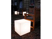 Светильник пластиковый уличный Куб SLIDE Cubo 50 Lighting OUT полиэтилен белый Фото 12