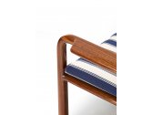 Кресло деревянное складное с обивкой Exteta LPIDC01 сапелли, ткань Фото 10