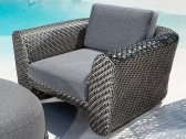 Кресло плетеное с подушками DFN Twilight алюминий, искусственный ротанг, ткань Фото 1