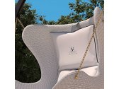 Кресло подвесное плетеное с подушками DFN Aldebaran железо, искусственный ротанг, ткань Фото 10