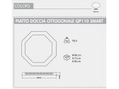 Поддон для уличного душа Arkema QP110 Smart полиэтилен высокой плотности белый Фото 3