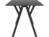 Стол пластиковый Siesta Contract Max Table 140 пластик, HPL черный Фото 7