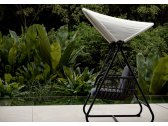 Кресло-качели с подушкой SNOC Gemma алюминий, роуп, ткань Фото 3