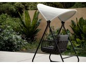 Кресло-качели с подушкой SNOC Gemma алюминий, роуп, ткань Фото 5