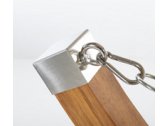 Гамак деревянный плетеный WArt Gondol ироко, роуп Фото 5
