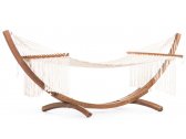 Гамак деревянный плетеный WArt Gondol ироко, роуп Фото 3