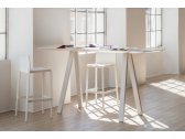 Стол барный ламинированный PEDRALI Arki-Table Compact сталь, алюминий, компакт-ламинат HPL белый Фото 8