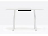 Стол барный с каналом для протяжки проводов PEDRALI Arki-Table CC Compact сталь, алюминий, компакт-ламинат HPL белый Фото 4