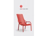 Лаунж-кресло пластиковое Nardi Net Lounge стеклопластик коралловый Фото 21