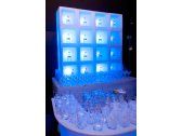 Куб открытый пластиковый светящийся SLIDE Open Cube 45 Lighting полиэтилен белый Фото 10