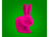Стул пластиковый детский Qeeboo Rabbit Baby Velvet Finish полиэтилен фуксия Фото 15