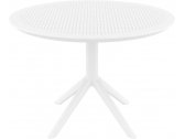 Комплект пластиковой мебели Siesta Contract Sky Ø105 Air XL сталь, стеклопластик белый Фото 8
