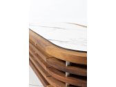 Столик деревянный кофейный WArt Spain ироко, HPL натуральный Фото 4