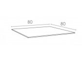 Столешница квадратная Siesta Contract Air Table компакт-ламинат HPL белый Фото 2