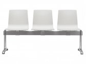 Система сидений на 3 места Scab Design Alice Bench сталь, алюминий, технополимер лен Фото 1