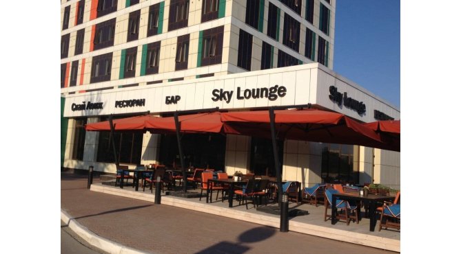 Ресторан Sky Lounge и отель Sky Port, Новосибирск