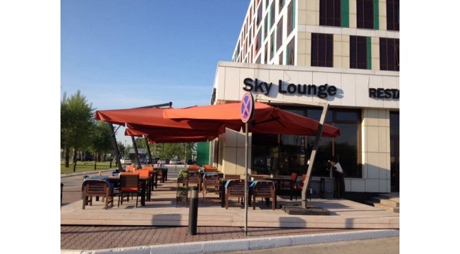 Ресторан Sky Lounge и отель Sky Port, Новосибирск