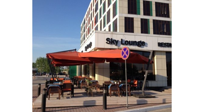 Ресторан Sky Lounge и отель Sky Port, Новосибирск