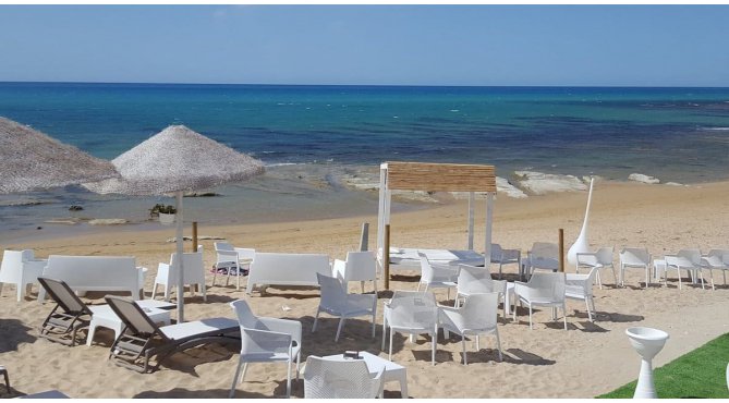 Lounge Beach Scala Dei Turchi, Italia, Punta Grande