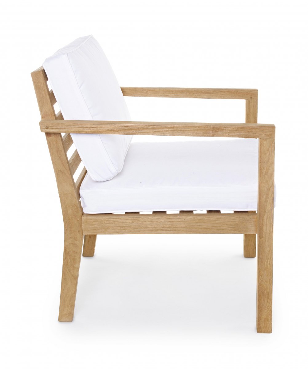 Кресло деревянное с подушками