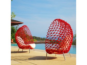Кресло лаунж плетеное с подушками-thumbs-Фото4
