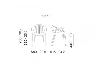 Кресло пластиковое Tatami-thumbs-Фото3