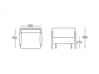 Кресло металлическое Loca Sofa LS 01-thumbs-Фото3