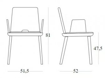 Кресло деревянное с обивкой-thumbs-Фото3