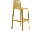 Стул пластиковый барный Nardi Net Stool стеклопластик горчичный Фото 1