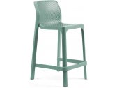 Стул пластиковый полубарный Nardi Net Stool Mini стеклопластик ментоловый Фото 1