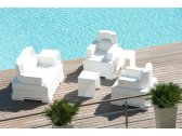 Кресло плавающее TRONA Trona Magnum Luxury экокожа белый Фото 10