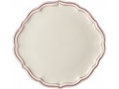 Блюдо для торта Gien Filet Pivoine фаянс белый, розовый Фото 1