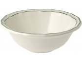 Набор глубоких тарелок Gien Filet Céladon фаянс белый, светло-бирюзовый Фото 1