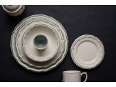 Чайные пары на 2 персоны Gien Filet Céladon фаянс белый, светло-бирюзовый Фото 10