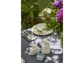 Чайные пары на 2 персоны Gien Filet Céladon фаянс белый, светло-бирюзовый Фото 15