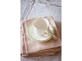 Чайные пары на 2 персоны Gien Filet Vert фаянс белый, светло-зеленый Фото 3